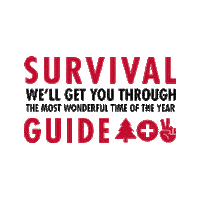 survival guide christmas Sticker by DSW Canada