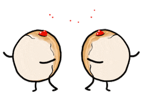 I Heart You Hearts Sticker