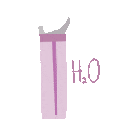 Water Bottle Sticker by Queenbe