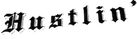text hustling Sticker