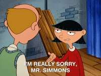 hey arnold nicksplat GIF