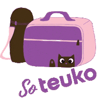 Cat Love Sticker by Teuko