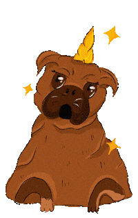 AcrylicElephant art party bitch unicorn Sticker