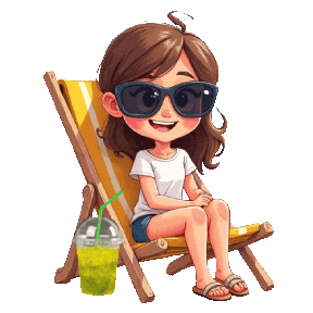 Summer Beach Sticker