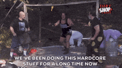 TalkNShop wwe wrestling aew hardcore GIF