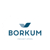 Insel_Borkum rainbow cloud island regenbogen Sticker