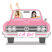 Music Festival Pink Car Sticker by L.A. Girl