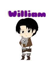 Chibi William Sticker