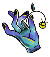 Flower Spooks Sticker by ZAV