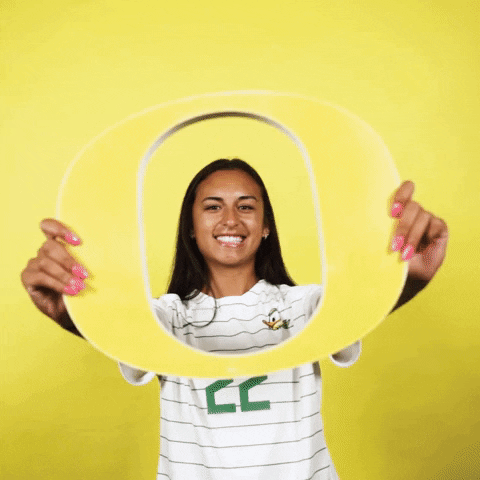 OregonDuckAthletics giphyupload oregon soccer oregon ducks soccer caitlyn mcculloch GIF