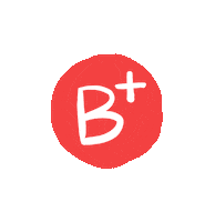 B Plus Sticker