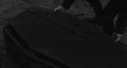 black and white horror GIF