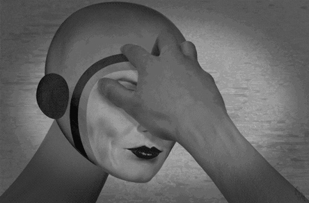 colinraff art animation mask tongue GIF