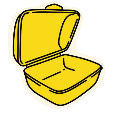 Breakfast Eating Sticker