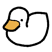 Bird Duck Sticker