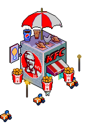 Pixel Chicken Sticker