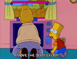 Shouting Season 3 GIF by The Simpsons