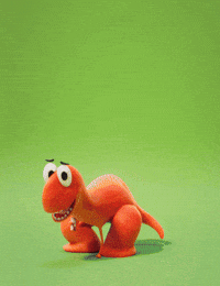 Excited Good Morning GIF by Claynosaurz