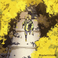 rocket1111child fall leaf leaves peaceful GIF