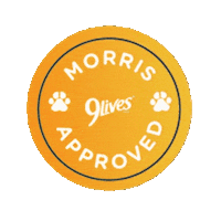 Morristhe9LivesCat cat approved approval approve Sticker