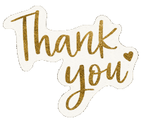 Heart Thank You Sticker