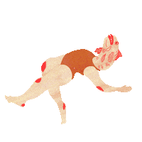isasinbela illustration water women weird Sticker