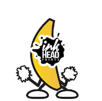 Banana Butter Sticker by InkHead Prints