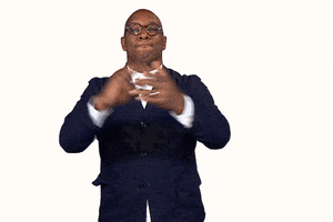 Celebrity gif. Ian Wright nods his head in approval and claps his hands to commend a job well done.