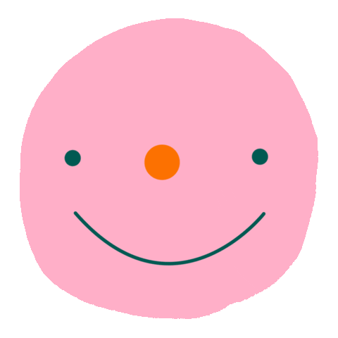 Happy Pink Sticker