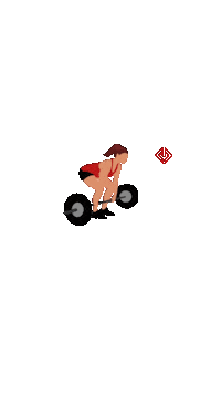 Gym Strongwoman Sticker by Kompter Fitness Center