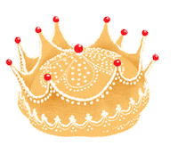 Marchesi1824 christmas sweet cake crown Sticker