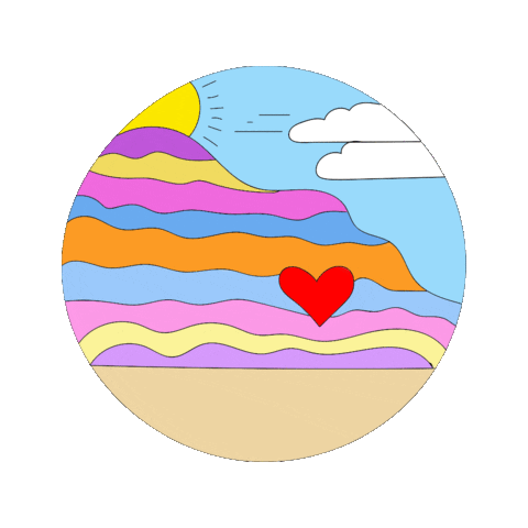 Salvation Mountain Love Sticker