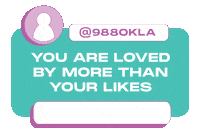 988oklahoma instagram new post positive mental health Sticker