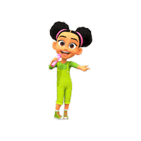 OmoBerry singing performer vocalist afro puffs Sticker