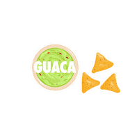 Nachos Guacamole Sticker by Aguacate Fruta de la Vida