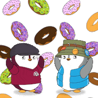 Hungry Penguin Sticker by Pudgy Penguins