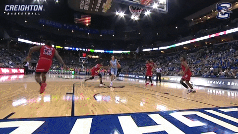 slam dunk GIF by Creighton University Athletics