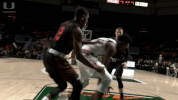 slam dunk basketball GIF by Miami Hurricanes