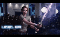 morphin sword scarlett johansson scott pilgrim level up GIF