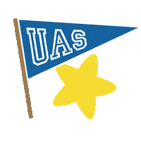 Graduation Whale Sticker by University of Alaska Southeast