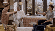 Matt Bomer Cheers GIF by HULU