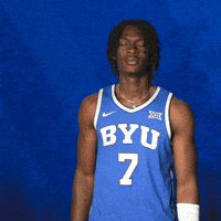 Straighten Up Byu Basketball GIF by BYU Cougars