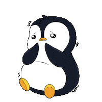Scared Oh No Sticker by Pudgy Penguins
