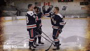 happy ice hockey GIF by Robert Morris University Athletics