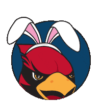 Easter Bunny Svsu Sticker by Saginaw Valley State University