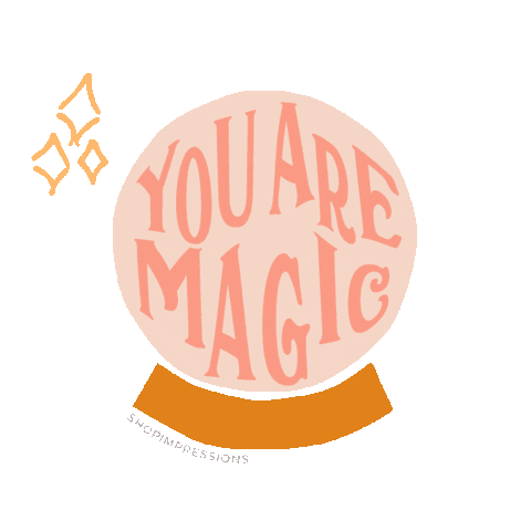 shopimpressions pink magic sparkle confidence Sticker