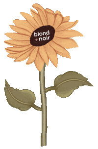blondnoir flowers bird australia daisy Sticker