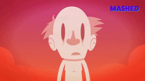 Scared Old Man GIF by Mashed