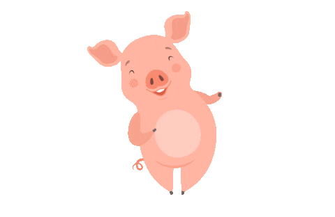 Pig Dancing Sticker by Mercy For Animals