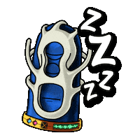 Sleepy Never Forget Sticker
